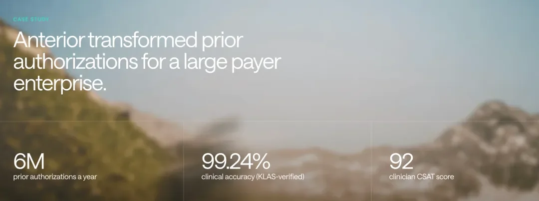 4000万美元！红杉美国和NEA抢投AI医疗公司Anterior