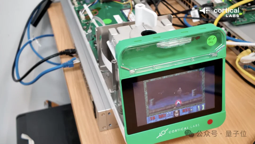 人脑细胞做成芯片打Doom！20万活体神经元自己探路杀敌，学习效率碾压深度强化学习