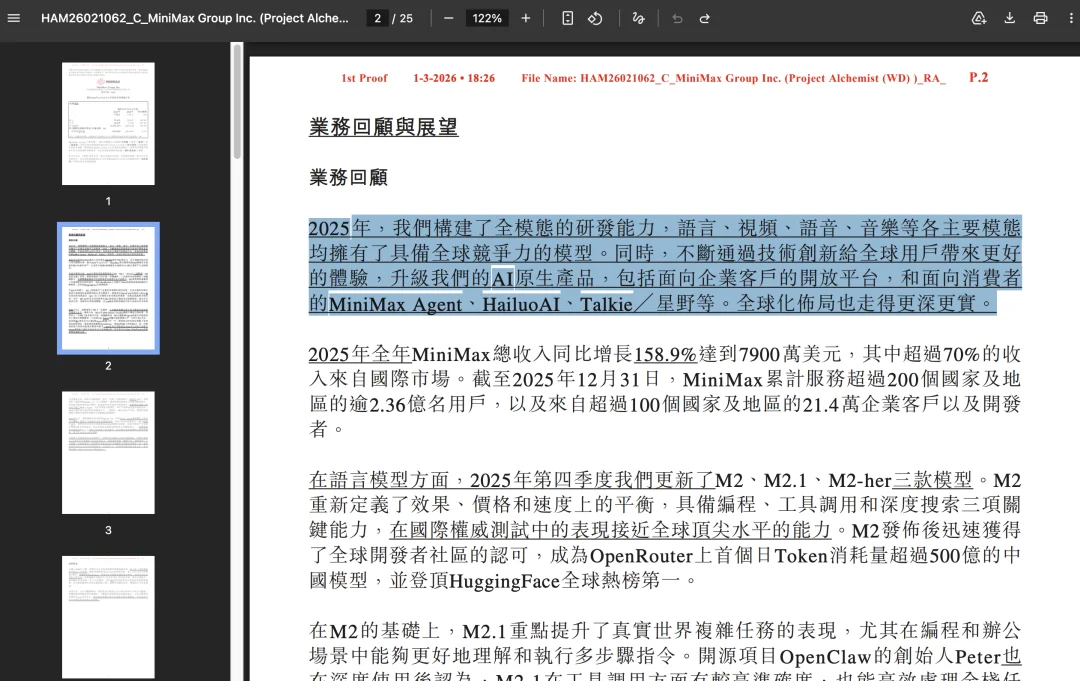 MiniMax 财报发布：首份大模型成绩单