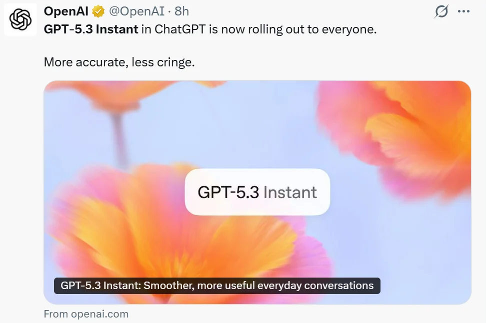 谷歌、OpenAI同日发布模型，一个最快最具性价比，一个主打「人情味」